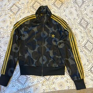 Marimekko Firebird Primegreen Adidas tracksuit.